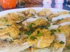 蒜蓉粉丝蒸扇贝-披云山庄