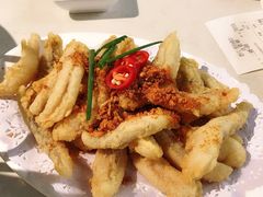 椒盐九肚鱼-肥仔文澳门猪骨煲(南京西路店)