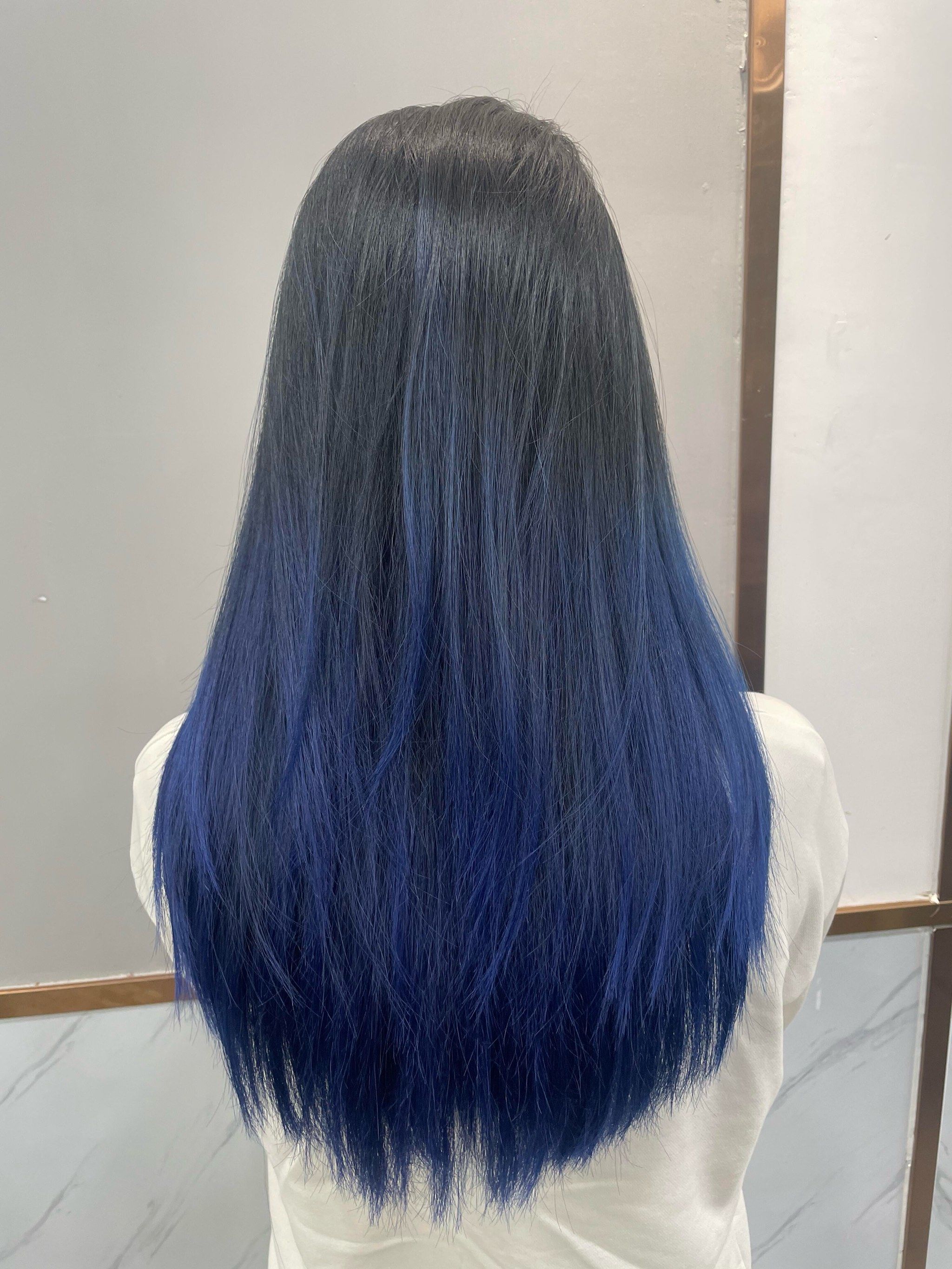 渐变色染发超美哦