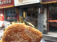 鸡蛋花干夹馍-三兄弟高炉烧饼