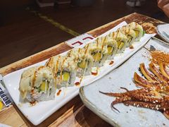鲜切芒果芝士卷寿司-小川洋风料理(街道口店)