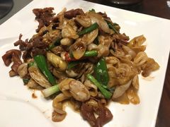 黄瓜水炒花肉-廉江鹅饭店