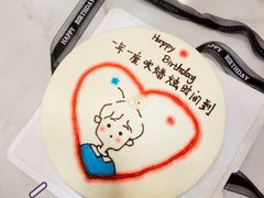 简笔画头像手绘蛋糕-艾加柒克蛋糕茶歇甜品台(春熙路店)