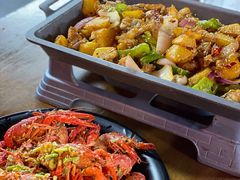 蛋黄焗龙虾-老谭虾王蟹皇·龙虾·烧烤(蝴蝶湾店)