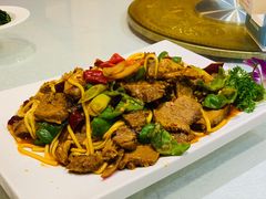 干锅带皮牛肉-国强手抓(西夏区店)