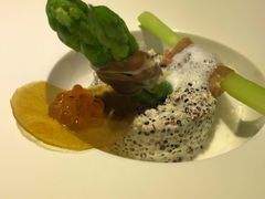 绿芦笋黎麦柚玛火腿鱼籽-鹿萤季·营地小馆(皇后公园店)