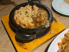 石板蒜蓉虾-小菜园新徽菜(芜湖镜湖苏宁店)