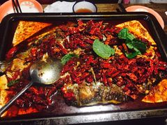 -探鱼·鲜青椒爽麻烤鱼(苏宁广场店)