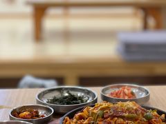 辣炒鱿鱼-全州豆芽汤饭