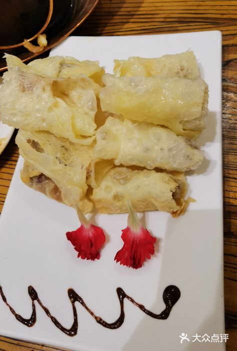 腊罗巴云南菜(皂君庙店)大理玫瑰夹沙乳扇图片