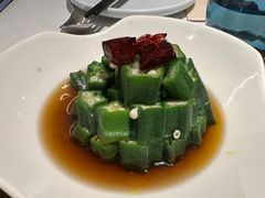 椒麻秋葵-港丽餐厅(杭大店)