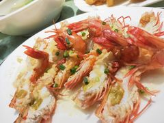 蒜蓉粉丝蒸开背虾-海儀美食楼(湾仔海鲜街店)