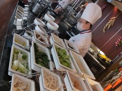 自助取餐区-汇泉王朝大饭店-旋转餐厅(南海路店)