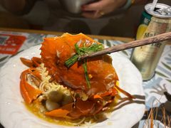 青蟹蟹粉拌面-十面欢腾·海鲜面·台式Bistro(长乐路店)