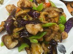 肉段烧茄子-聚香缘东北菜饺子馆