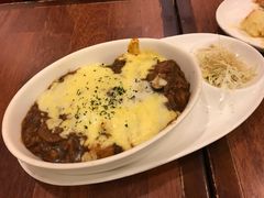 菌菇黑椒牛肉芝士烤饭-玛格萝妮比萨屋(陆家浜路店)