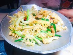 干锅丽水香菇花菜-探花·意境江南菜·唐伯虎文化体验店·松鼠桂鱼(观前店)