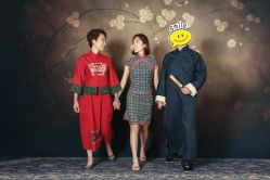 -时光纪亲子全家福照相馆(静安店母女写真父母纪念照)