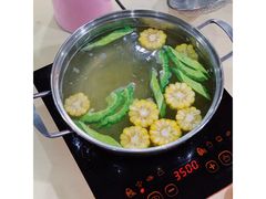 苦瓜玉米锅底-福合埕牛肉火锅(长平国新店)