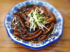 现炒鳝丝-孙盛兴奥灶面馆·蟹黄面·三虾面(山塘街总店)