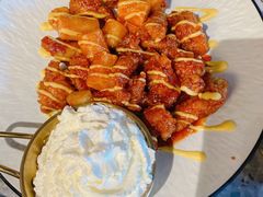 奶油朗姆酒冰激凌炸鸡块-七星布车休闲料理店