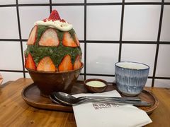 草莓抹茶冰-WONDER ICE 萬得冰田(建設路总店)