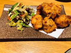 啤酒炸鸡配黑醋汁-慢走(甜水园店)