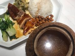 招牌双拼饭-金戈戈香港豉油鸡(皇庭广场店)