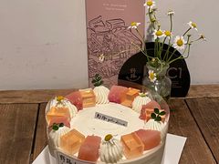 蜜桃蛋糕-野路甜点铺(松柏路店)