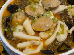 豆面鱿鱼煮百花文蛤-HOME餐厅粤菜 融合菜