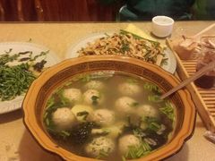 农家菜丸子-赵记煎饼卷大葱(泰山大街店)