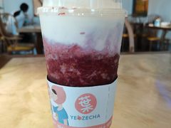 杨梅乳酪茶-叶子与茶(苏宁广场店)