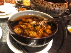 古越陈酿煮花螺-杭州西子湖四季酒店·金沙厅