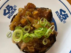 牛肉寿喜烧风味军舰-無添くら寿司(南千住店)