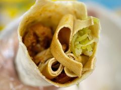 香煎五福卷饼-北大学一食堂