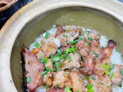 叉烧排骨双拼-红星光发煲仔饭(文海店)