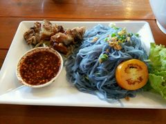 android_upload_pic-蝶豆花蓝面条