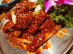 -明洞阿姨·韩式酱蟹烤肉·创意料理(三元桥店)