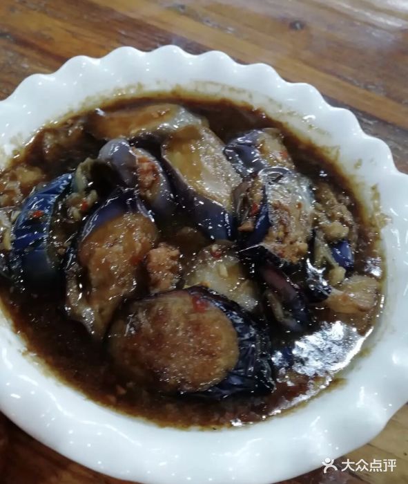 兴欣阁-烧茄子-菜-烧茄子图片-万宁美食-大众点评网