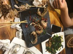 韭菜炒带籽笔管-老东镇啤酒屋海鲜加工·蒸汽海鲜·海鲜烧烤(台东店)