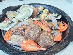 老灶蒸汽海鲜锅-巧克力渔家.小船海鲜家常菜(万平口店)