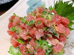 秋葵拌金枪鱼泥-桂马·日本料理·海胆·海鲜饭·酒场(民主广场店)