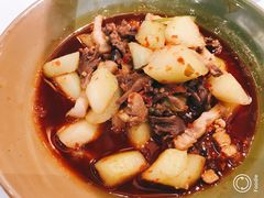 五花肉烧郡肝-马旺子酒楼