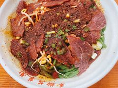 油泼牛肉面-手擀菠菜面(西康路店)