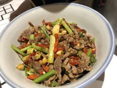 小炒黄牛肉-山涧肴·泉水煮活鱼(坂田店)