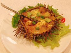 海胆蒸蛋-小船渔村•大连菜•大连焖鱼(明泽街店)