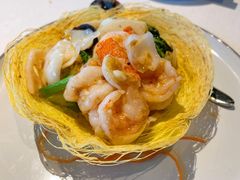 金盏虾球炒爽菜-三号黄浦会Canton Table