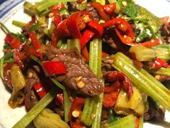 小炒黄牛肉-花椒笑成都小馆(百脑汇店)