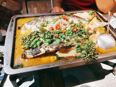 鲜青椒烤鱼-探鱼·鲜青椒爽麻烤鱼(中山大信新都汇店)