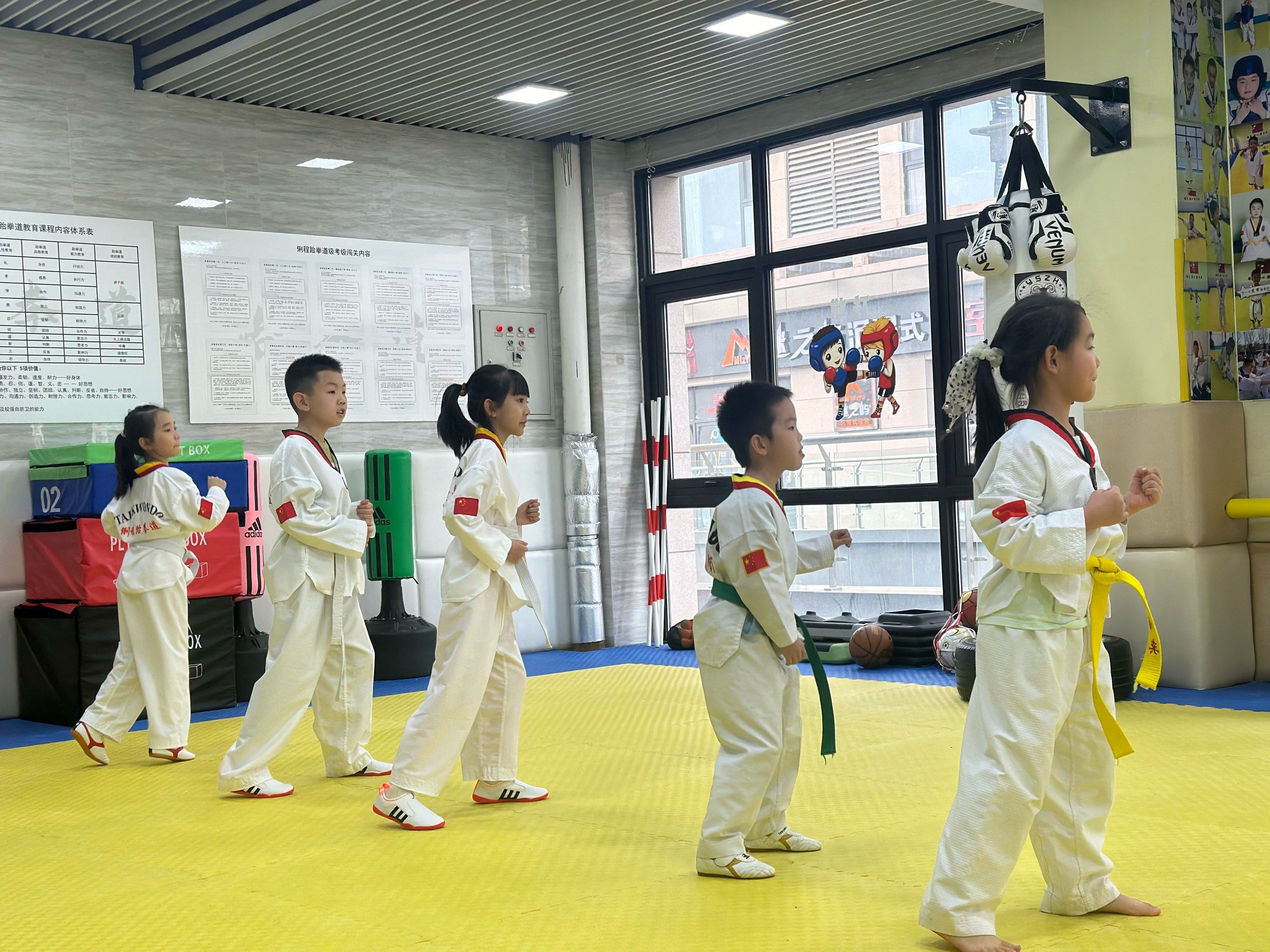 拼搏在跆拳道的每一刻